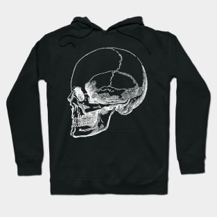 Side Skull - Stay Dead - white Hoodie